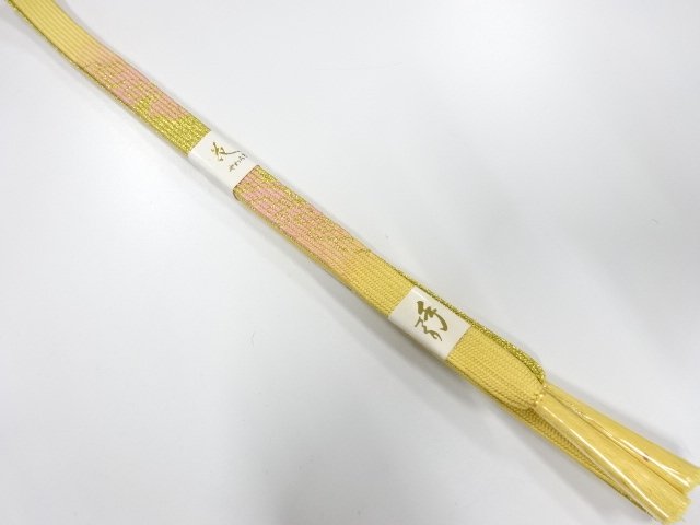 JAPANESE KIMONO / UNUSED KOREI HAND-TIED OBIJIME